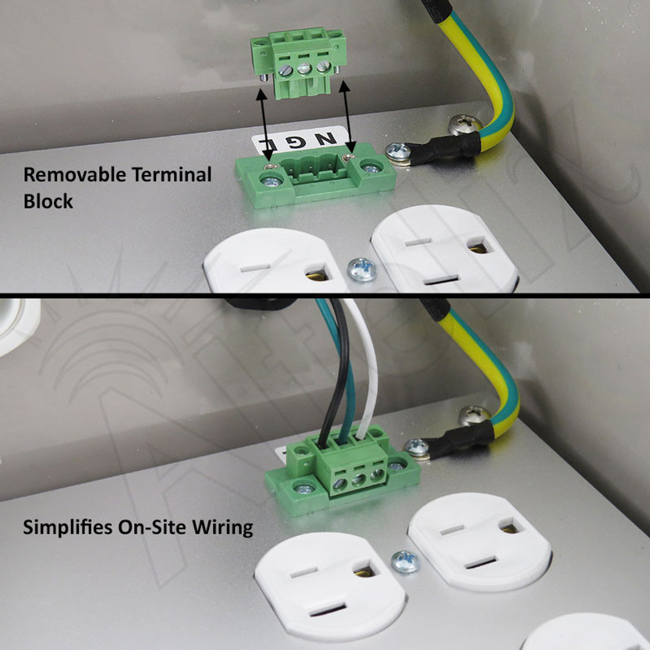 Altelix Fiberglass Weatherproof Vented NEMA Enclosure with Dual Cooling Fans and 120 VAC Outlets