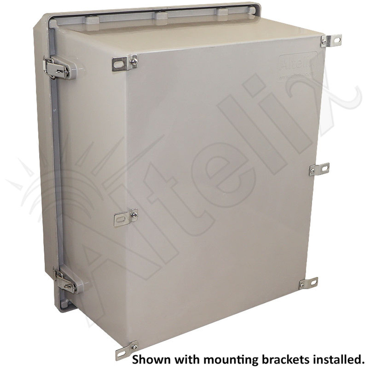 Altelix 20x16x12 Fiberglass Weatherproof Vented NEMA Enclosure with Dual 12 VDC, 24 VDC, or 48 VDC Cooling Fans