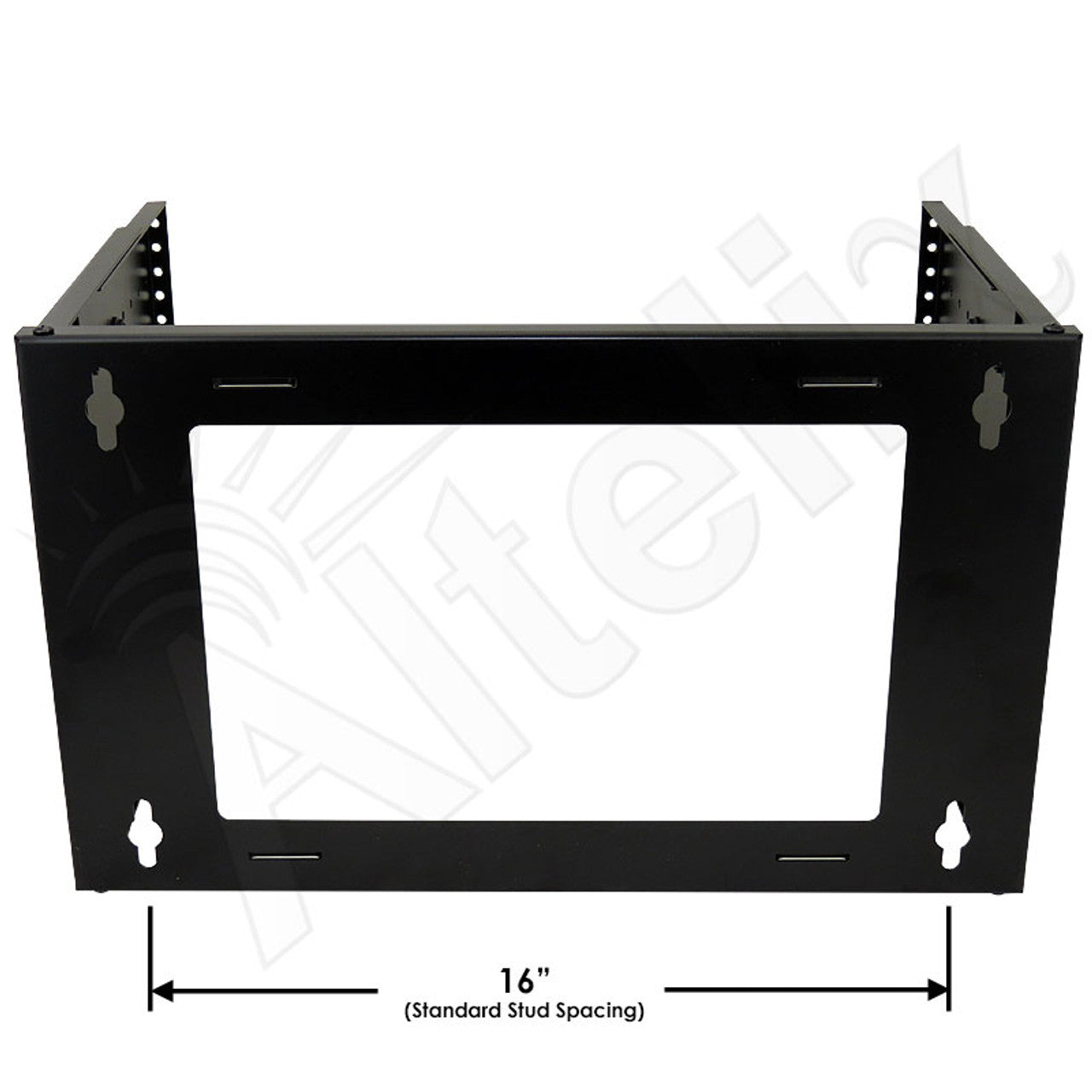 Altelix 19" Wide 6U Adjustable Wall Mount Equipment Rack - 0