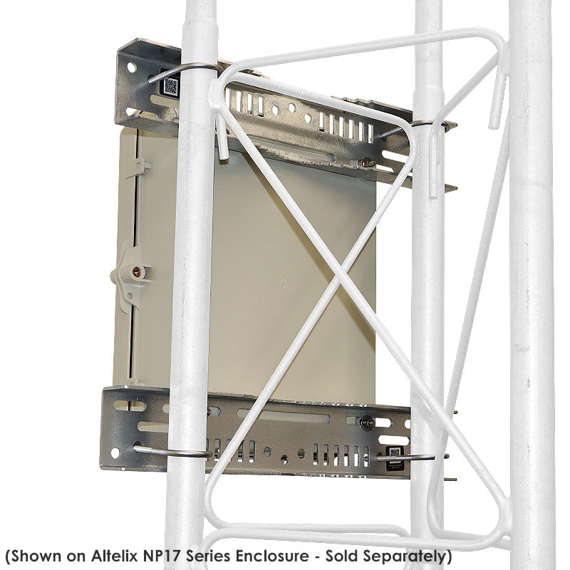 Enclosure Mounting Kit for Rohn® 25G Towers - Universal Design for Small to Medium Size Enclosures