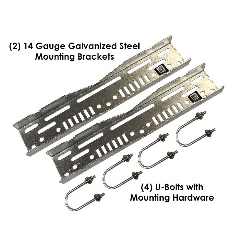 Enclosure Mounting Kit for Rohn® 25G Towers - Universal Design for Small to Medium Size Enclosures - 0