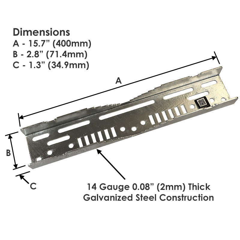 Enclosure Mounting Kit for Rohn® 25G Towers - Universal Design for Small to Medium Size Enclosures