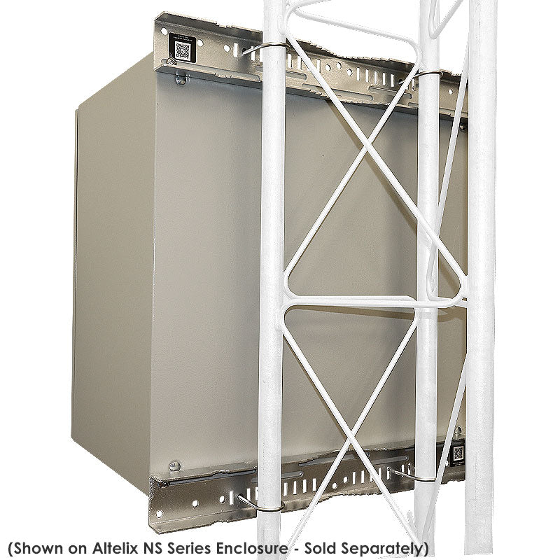 Enclosure Mounting Kit for Rohn® 25G and 45G Towers - Universal Design for Small to Large Size Enclosures