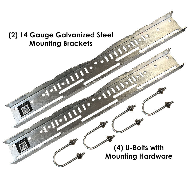 Enclosure Mounting Kit for Rohn® 25G and 45G Towers - Universal Design for Small to Large Size Enclosures - 0