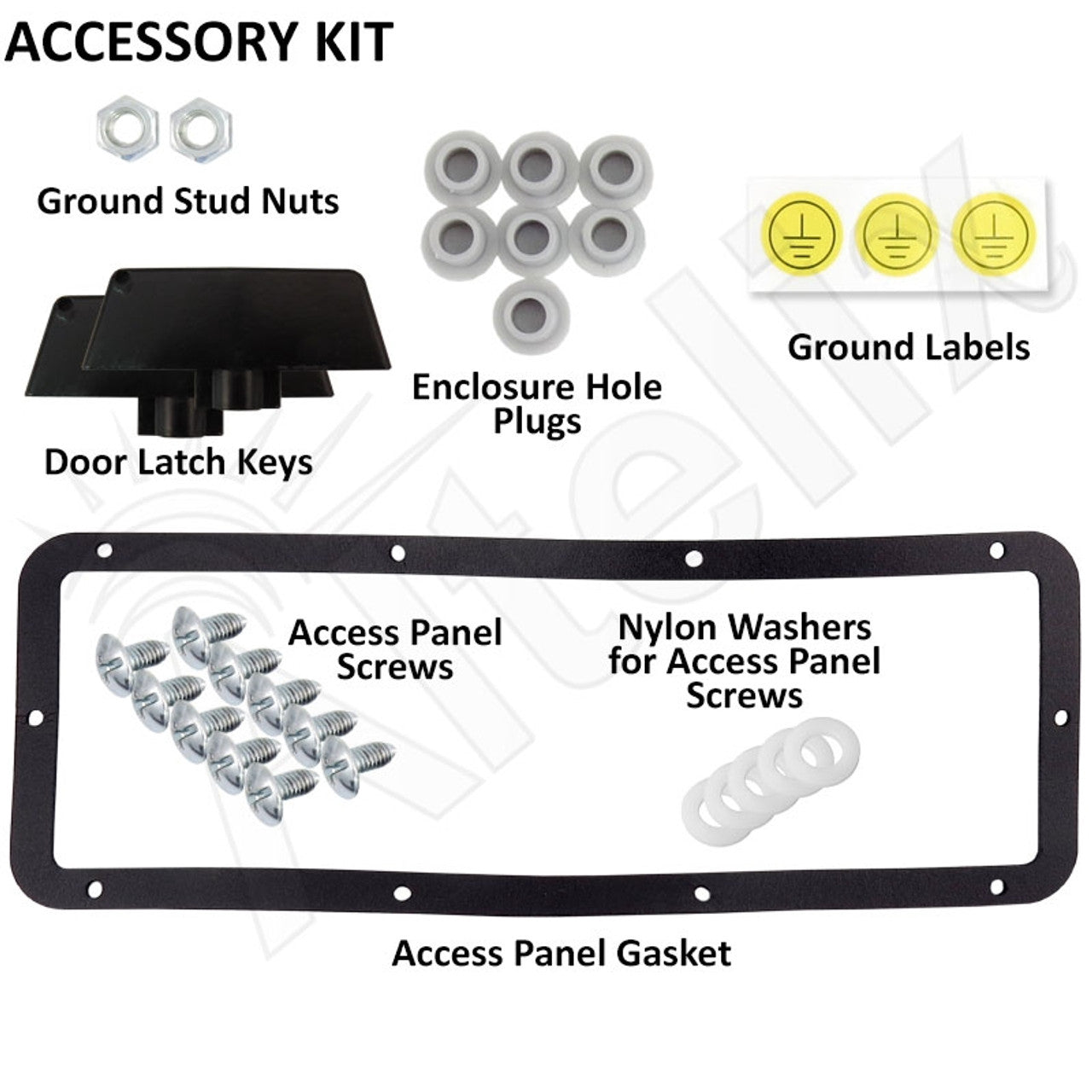 Altelix 24x24x12 19" Wide 4U Vertical Rack Steel Weatherproof NEMA Enclosure with Dual Cooling Fans, Dual 120 VAC Duplex Outlets and Power Cord