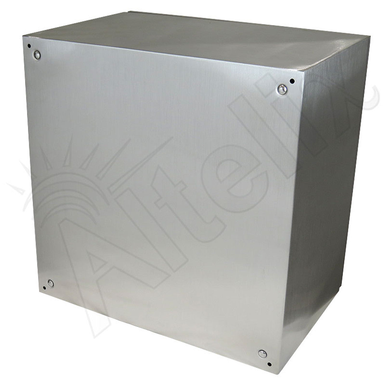 Altelix 24x24x16 120VAC 20A Stainless Steel NEMA 4X Enclosure for UPS Power Systems with 19" Wide 6U Rack, 20A Power Outlets and Power Cord