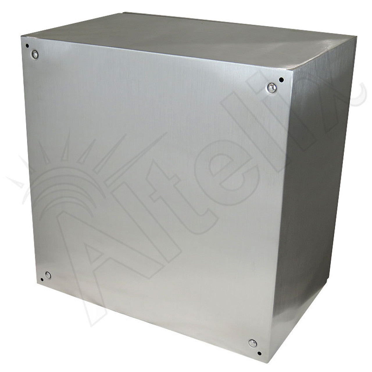 Altelix 24x24x16 120VAC 20A Stainless Steel NEMA Enclosure for UPS Power Systems with 19" Wide 6U Rack, Dual Cooling Fans, 20A Power Outlets & Power Cord