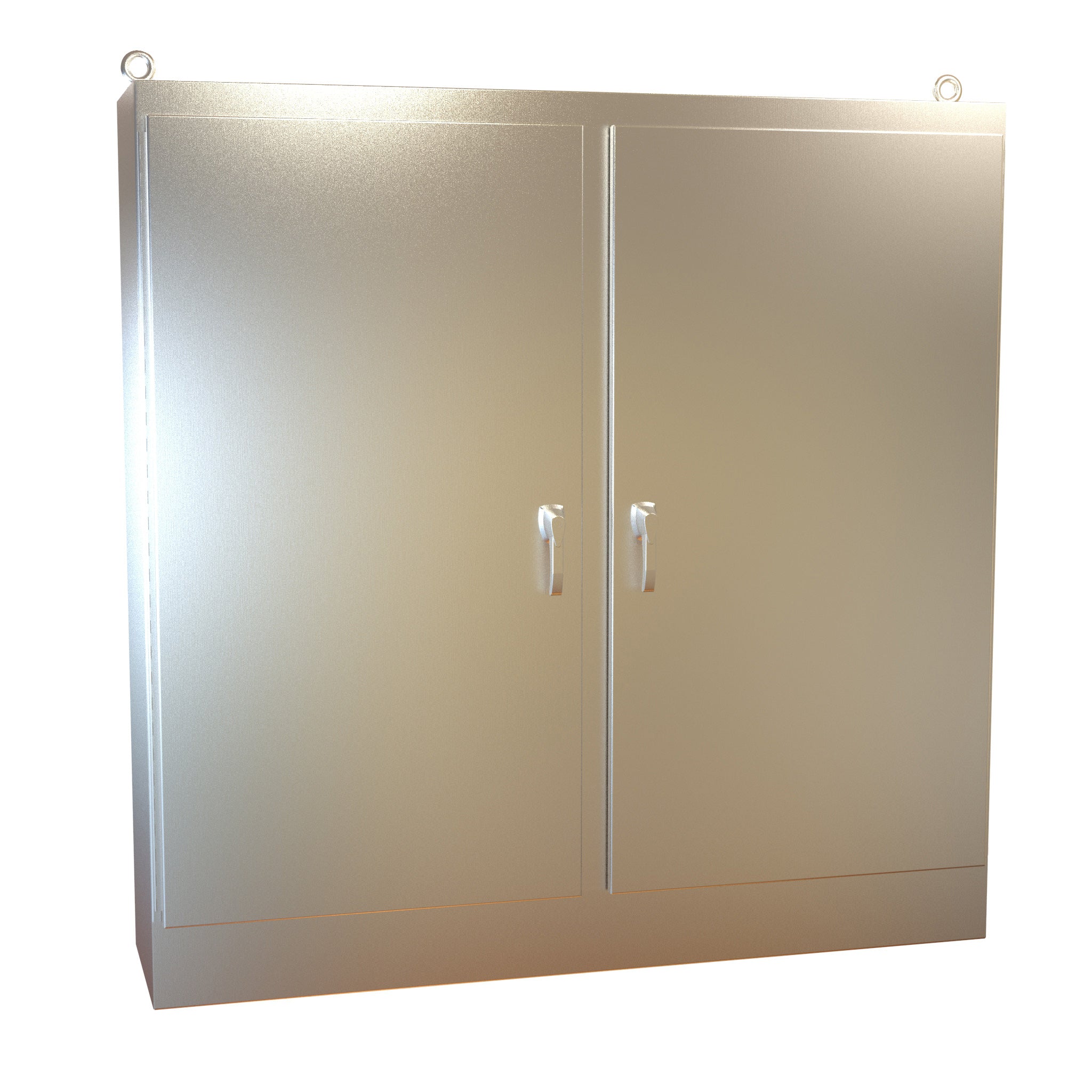 Type 4X Stainless Steel Two Door Freestanding Enclosure HN4 FSTD SS Series Dual Access (NON-STOCKING ITEM - LEAD TIME VARIES) - 0