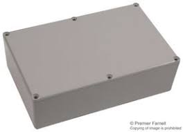 Enclosure; Box   Lid; Aluminum Die Cast; Gray; Econobox Series