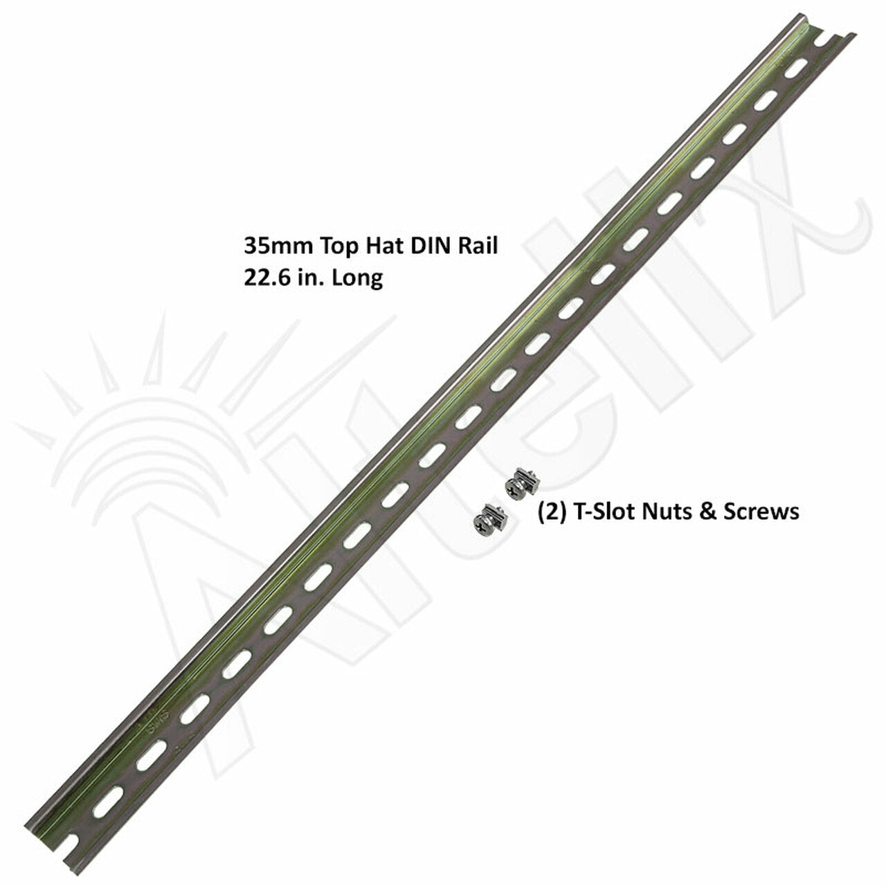 35mm Top Hat DIN Rail Kit for NFC322412 Series Enclosures - 0