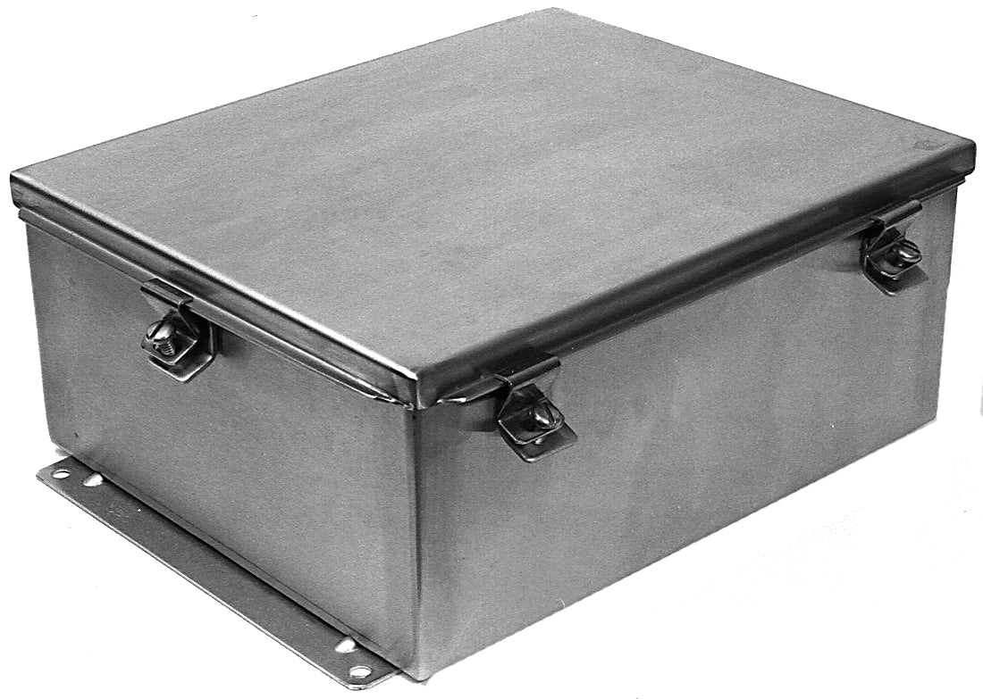 JN4XHSS Series 304 Stainless Steel Enclosures with Continuous Hinge and Clamped Cover