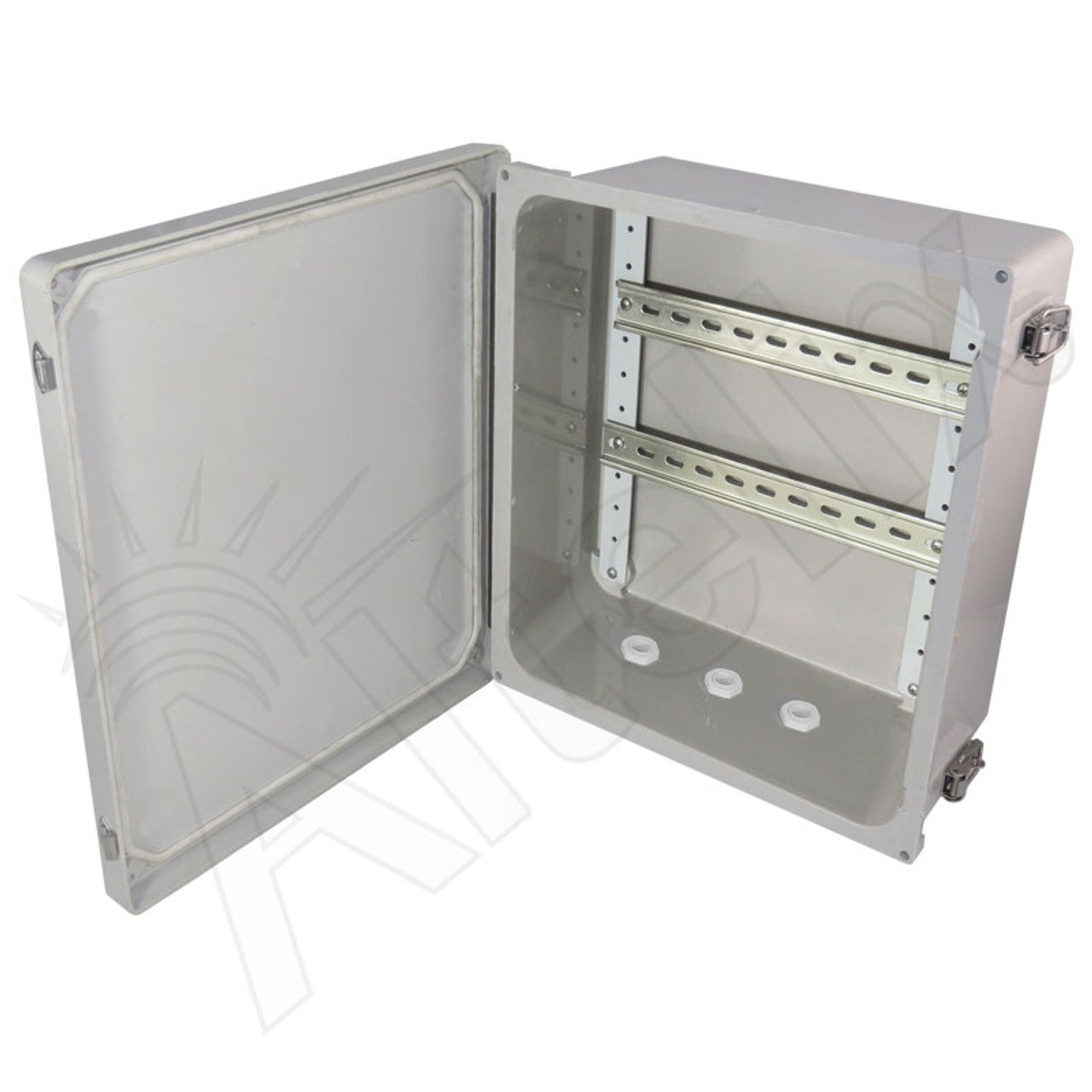 Altelix Industrial DIN Rail Enclosure Fiberglass NEMA 4X IP66