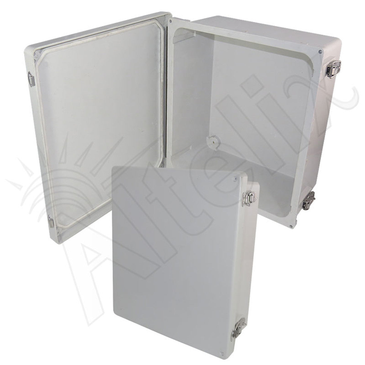 Buy 14-x-12-x-6 Altelix Fiberglass Weatherproof NEMA 4X Enclosure with Quick Release Latches