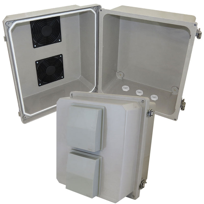 Altelix Fiberglass Weatherproof Vented NEMA Enclosure