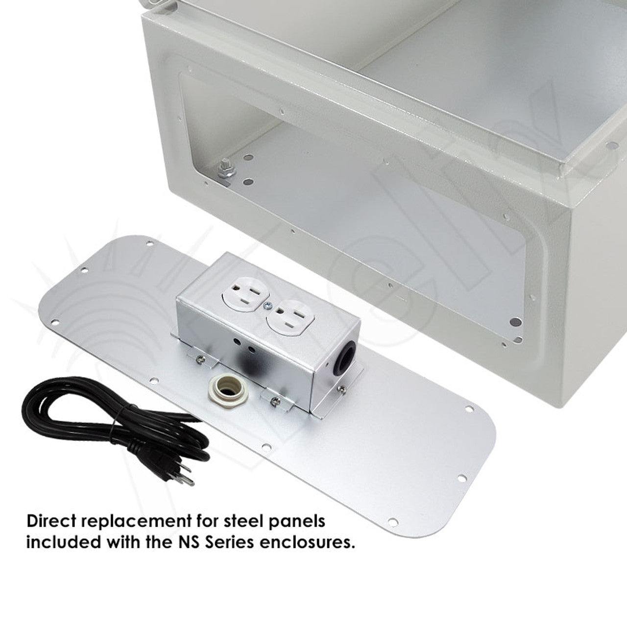 Power Module with 120VAC Outlets for NS161608, NX161608, NS201612, NX201612 and NS241612 Enclosures