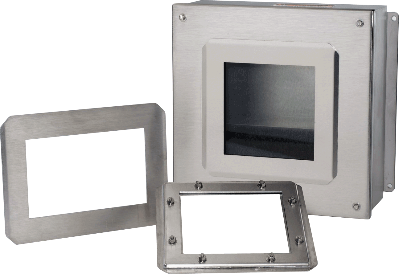 EWKSS Series 304 Stainless Steel Window Kit with Shatterproof and Scratch Resistant Glass