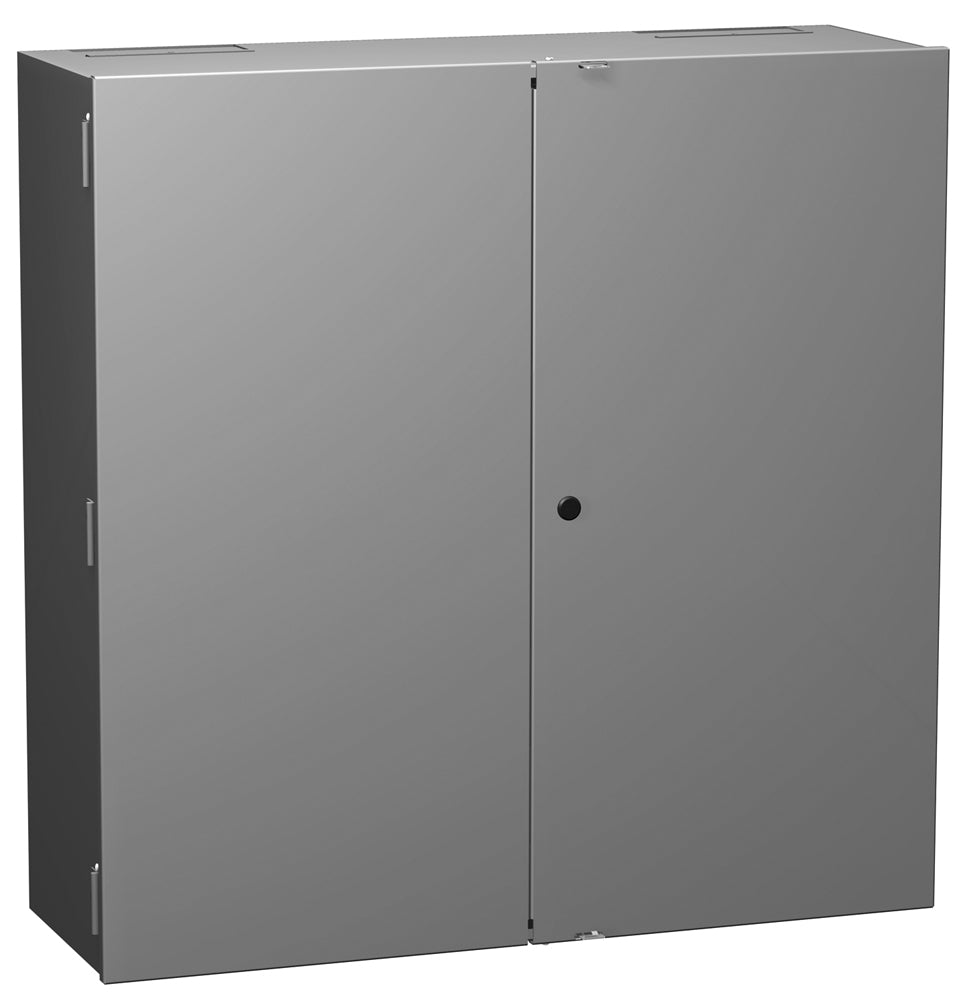 Type 1 Metering 2 Door Cabinet - Steel/Gray