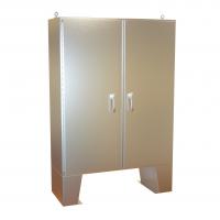 Type 4X Stainless Steel Two Door Floormount Enclosure