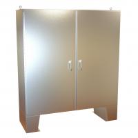 Type 4X Stainless Steel Two Door Floormount Enclosure - 0